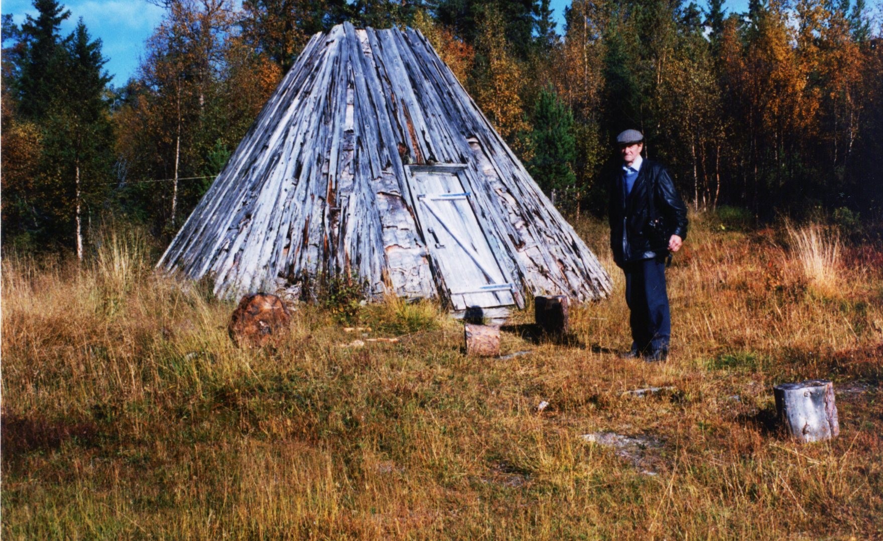 Herbert vid lappkåta