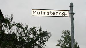 Malmstensgatan i Värnamo är namnad efter mannens farfars far