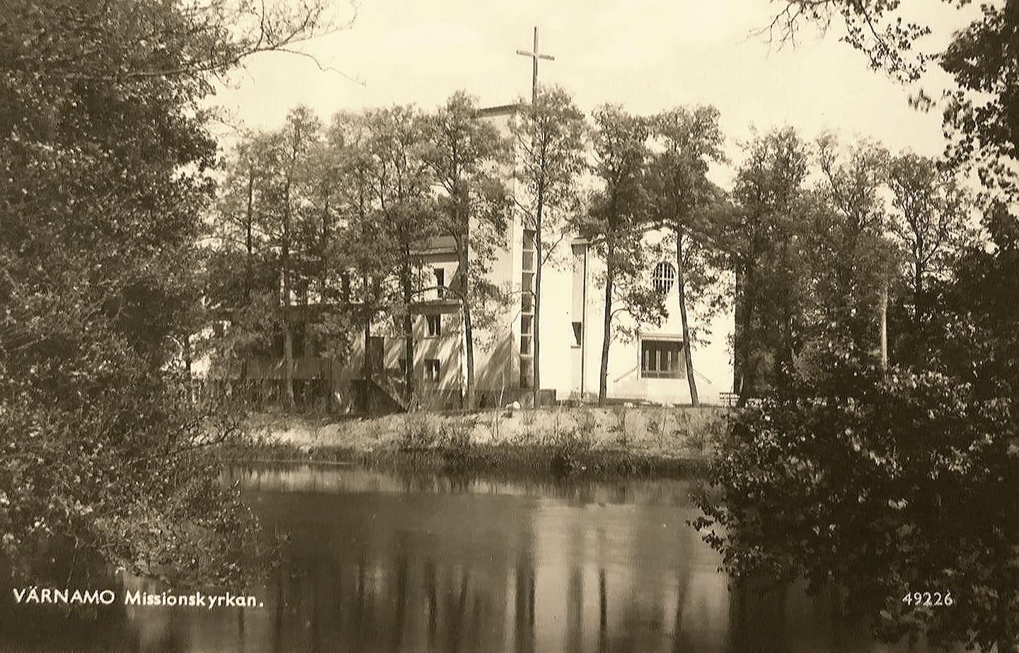 Värnamo missionskyrka vykort